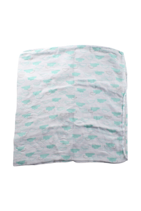A White Swaddles from Ideal Baby by Aden + Anais in size O/S for neutral. (Front View)