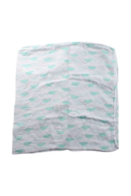 A White Swaddles from Ideal Baby by Aden + Anais in size O/S for neutral. (Front View)
