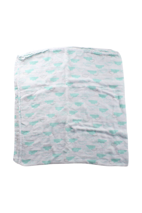 A White Swaddles from Ideal Baby by Aden + Anais in size O/S for neutral. (Back View)