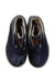 A Navy Booties from Toms in size 18-24M for neutral. (Back View)