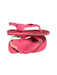 A Pink Flip Flops from Havaianas in size 4T for neutral. (Back View)
