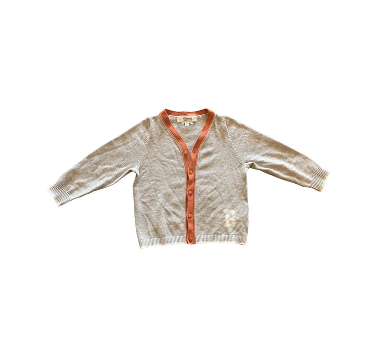 A Beige Cardigans from Bonpoint in size 2T for boy. (Front View)