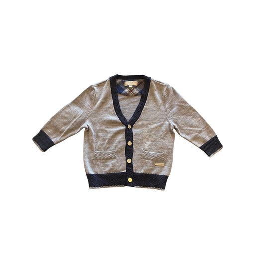 A Grey Cardigans from Nicholas & Bears in size 12-18M for boy. (Front View)