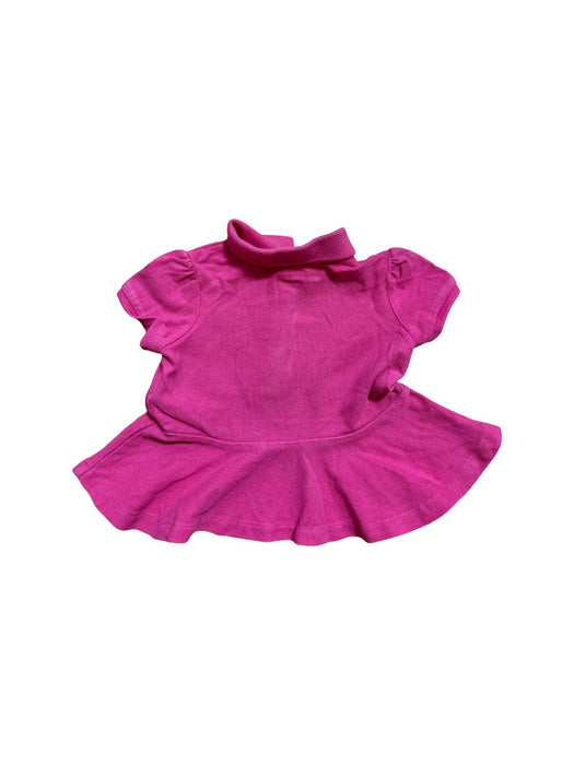 A Pink Short Sleeve Shirts from Ralph Lauren in size 6-12M for girl. (Back View)