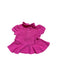 A Pink Short Sleeve Shirts from Ralph Lauren in size 6-12M for girl. (Back View)