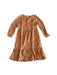 A Brown Long Sleeve Dresses from Tinycottons in size 8Y for girl. (Front View)