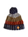 A Navy Winter Hats from Barts in size 5T for neutral. (Front View)