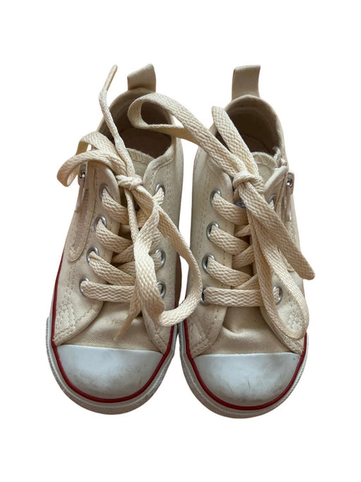 A Beige Sneakers from Converse in size 3T for neutral. (Front View)