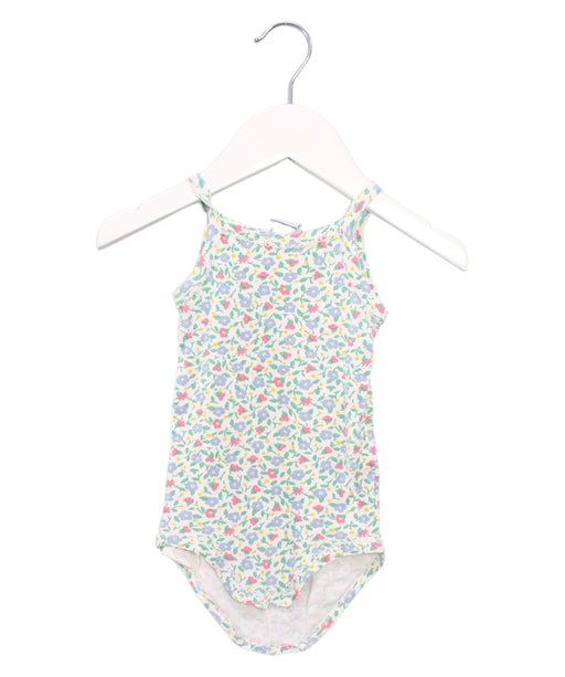 A Multicolour Sleeveless Bodysuits from Petit Bateau in size 3-6M for girl. (Front View)