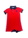 A Red Short Sleeve Rompers from Ralph Lauren in size 6-12M for boy. (Front View)