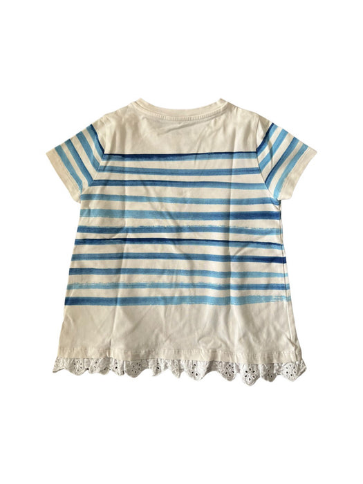 A White Short Sleeve T Shirts from Moncler in size 6T for girl. (Back View)