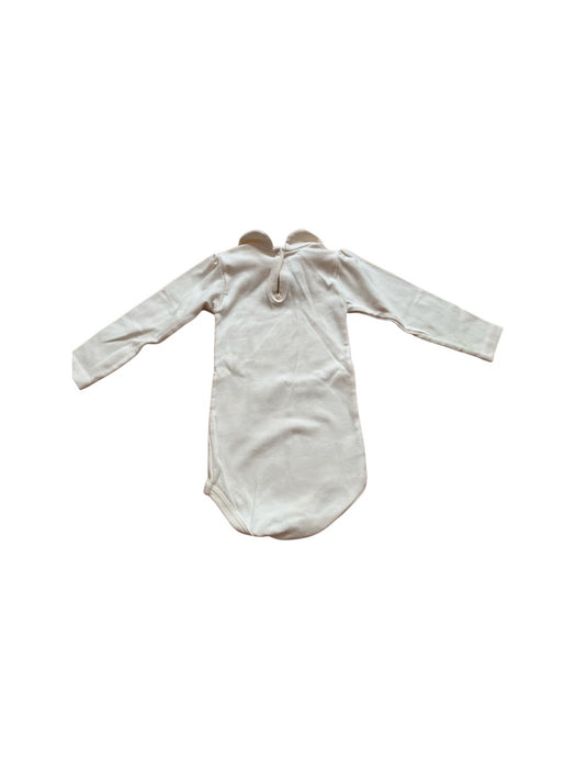A White Long Sleeve Bodysuits from Petit Bateau in size 18-24M for neutral. (Back View)
