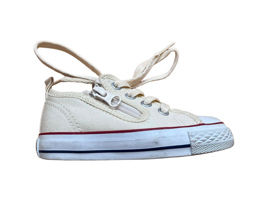 A Beige Sneakers from Converse in size 3T for neutral. (Back View)