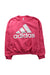 A Pink Crewneck Sweatshirts from Adidas in size 12Y for neutral. (Front View)
