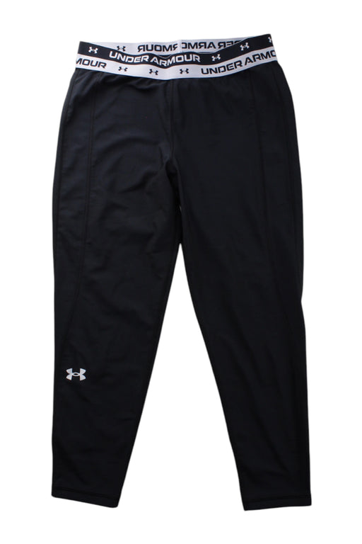 A Black Active Pants from Under Armour in size 14Y for neutral. (Front View)