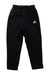 A Black Active Pants from Adidas in size 8Y for neutral. (Front View)