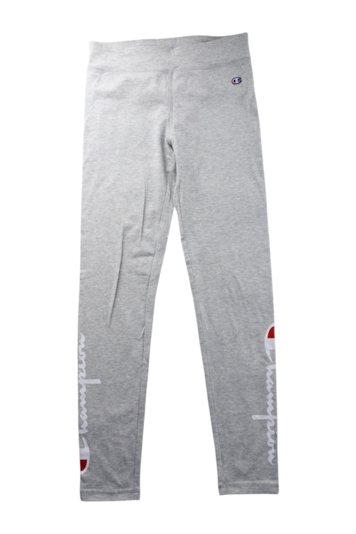 A Grey Leggings from Champion in size 12Y for girl. (Front View)