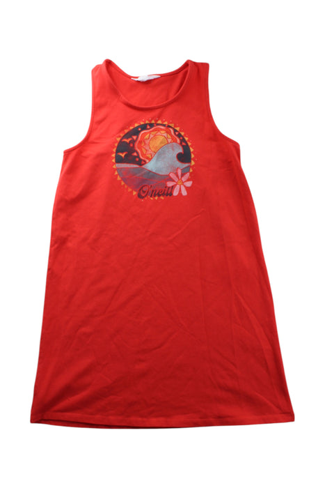 A Red Sleeveless Dresses from O'Neill in size 14Y for girl. (Front View)