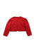 A Red Cardigans from Nicholas & Bears in size 6T for girl. (Back View)