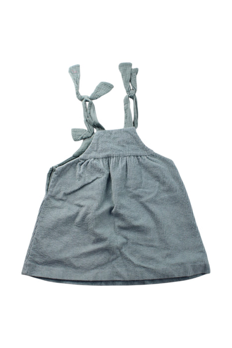 A Teal Overall Dresses from Nanos in size 2T for girl. (Back View)