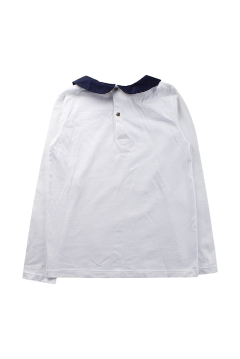 A White Long Sleeve Tops from Jacadi in size 8Y for girl. (Back View)