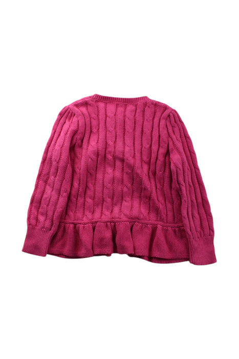 A Pink Cardigans from Polo Ralph Lauren in size 3T for girl. (Back View)