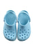 A Blue Slip Ons from Crocs in size 5T for neutral. (Back View)