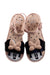 A Pink Sandals from Mini Melissa in size 6T for neutral. (Back View)