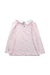 A Pink Long Sleeve Tops from Jacadi in size 4T for girl. (Back View)