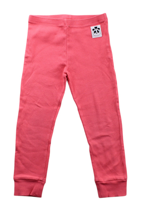 A Pink Leggings from Mini Rodini in size 2T for neutral. (Front View)