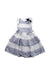 A Blue Sleeveless Dresses from Nicholas & Bears in size 4T for girl. (Front View)