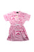A Pink Short Sleeve Dresses from Armani in size 6T for girl. (Front View)