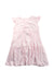 A Pink Sleeveless Dresses from Il Gufo in size 4T for girl. (Back View)
