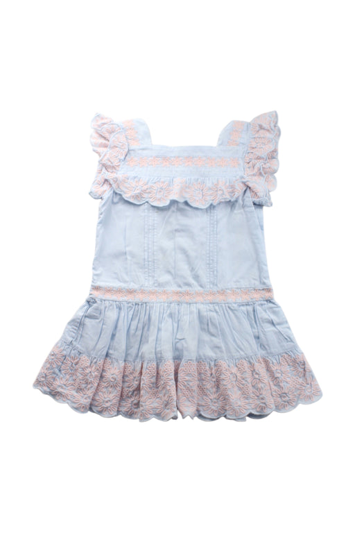 A Blue Sleeveless Dresses from Stella McCartney in size 4T for girl. (Front View)