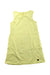 A Yellow Sleeveless Dresses from Tea in size 5T for girl. (Back View)