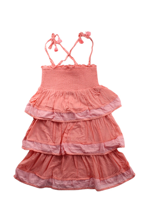 A Pink Sleeveless Dresses from Zimmermann in size 4T for girl. (Front View)
