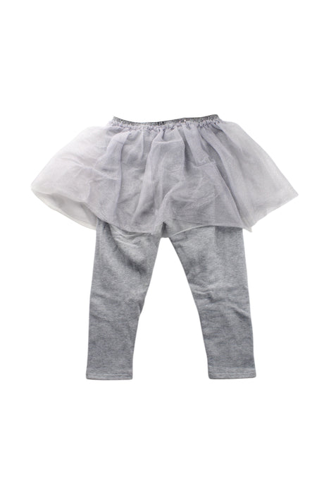 A Grey Leggings from Chickeeduck in size 4T for girl. (Back View)