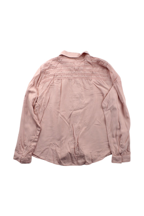 A Beige Long Sleeve Shirts from Bellerose in size 10Y for neutral. (Back View)