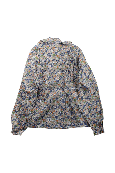 A Multicolour Long Sleeve Shirts from Cyrillus in size 10Y for girl. (Back View)