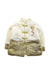 A Ivory Coats from Mides in size 3T for neutral. (Front View)