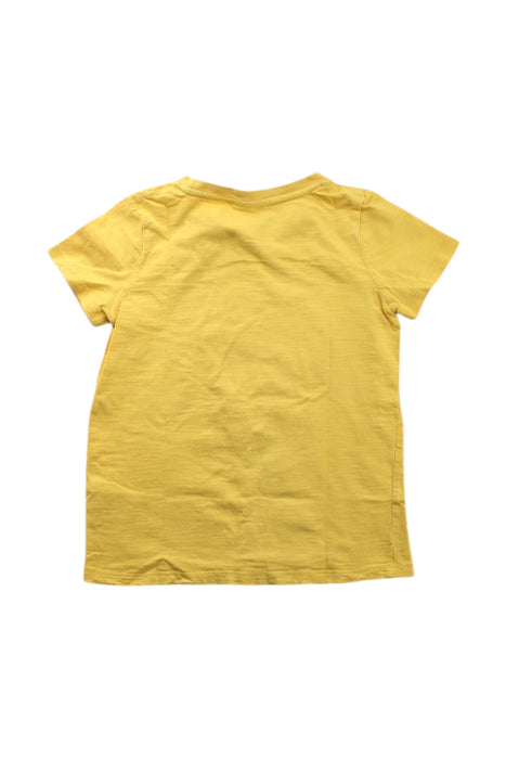 A Yellow Short Sleeve T Shirts from Seed in size 5T for neutral. (Back View)