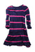 A Navy Long Sleeve Dresses from Ralph Lauren in size 3T for girl. (Back View)
