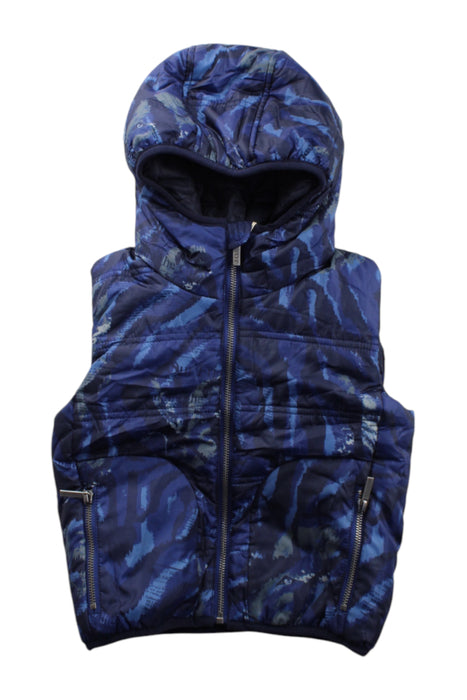 A Blue Puffer/Quilted Coats & Outerwear from John Galliano in size 4T for neutral. (Front View)