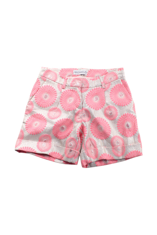 A Pink Shorts from Simonetta in size 8Y for girl. (Front View)
