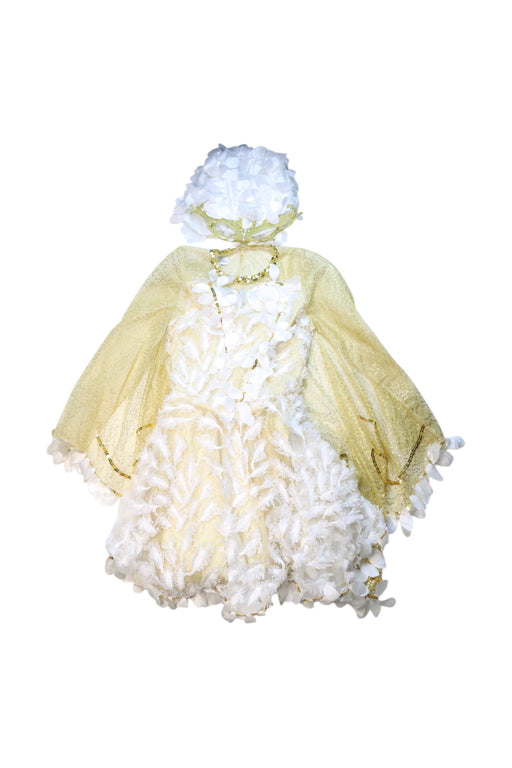 A White Halloween Costumes from Chasing Fireflies in size 8Y for girl. (Front View)
