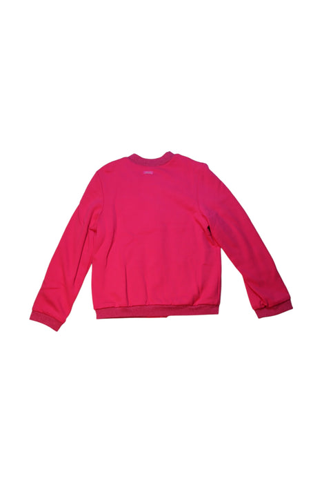 A Pink Buttoned Sweatshirts from Catimini in size 8Y for girl. (Back View)