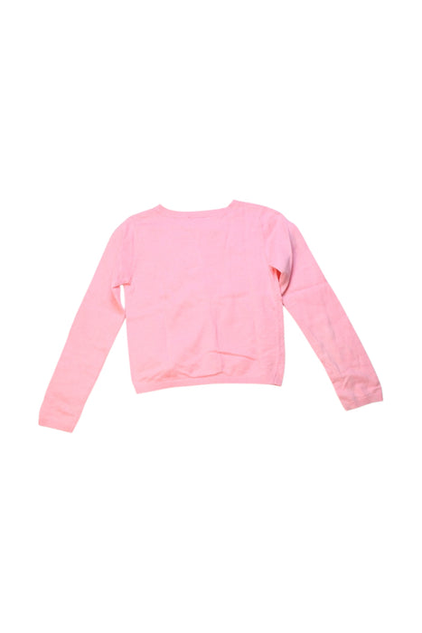 A Pink Cardigans from Jacadi in size 6T for girl. (Back View)