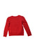 A Red Crewneck Sweatshirts from Polo Ralph Lauren in size 7Y for girl. (Back View)