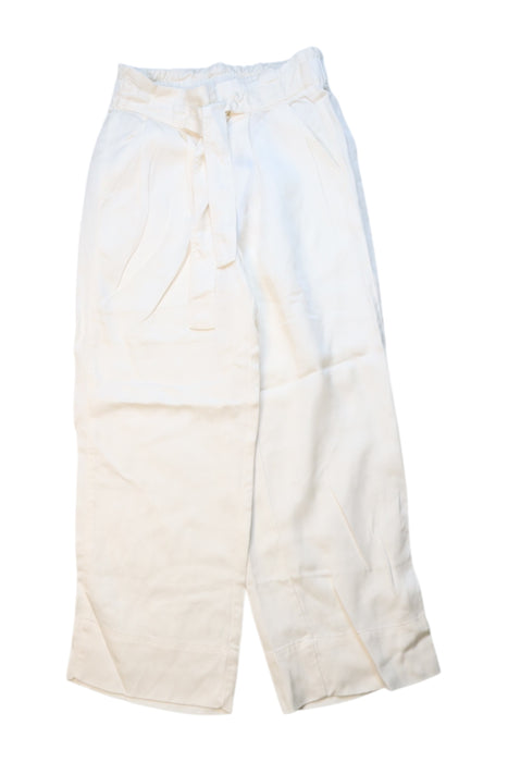 A White Casual Pants from Cyrillus in size 8Y for girl. (Front View)