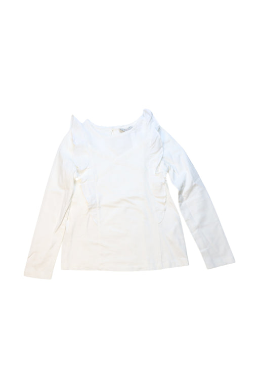 A White Long Sleeve Tops from Cyrillus in size 8Y for girl. (Front View)